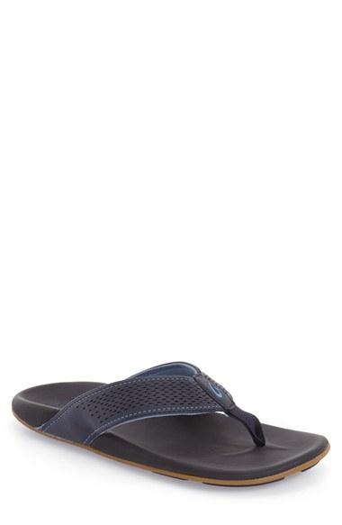 Men's Olukai 'kekoa' Water Resistant Perforated Flip Flop