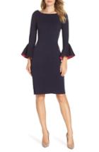 Women's Eliza J Bell Sleeve Midi Sweater Dress