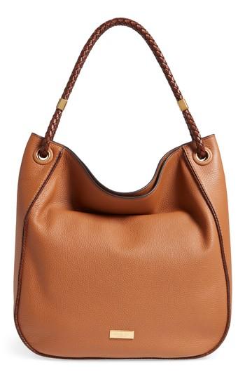 Michael Kors Skorpios Leather Hobo - Brown