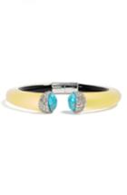 Women's Alexis Bittar Encrusted Double Stone Lucite Hinge Bracelet