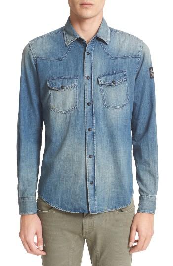 Men's Belstaff Someford Extra Trim Fit Denim Shirt