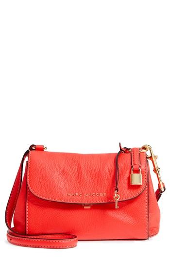 Marc Jacobs Mini The Boho Grind Leather Shoulder Bag - Red