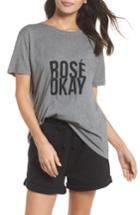 Women's Brunette The Label Rose Okay Sweatshirt /x-large - Grey