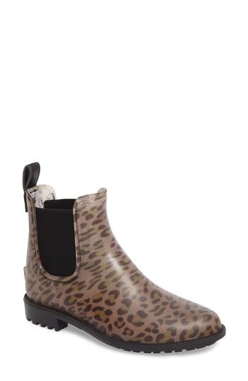 Women's Joules Rockingham Rain Bootie M - Brown