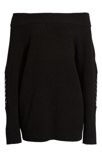 Women's Kendall + Kylie Off The Shoulder Tunic Sweater