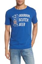 Men's Lucky Brand Bourbon Scotch Beer T-shirt - Blue