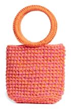 Binge Knitting Mini Woven Bondi Tote - Orange