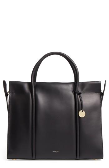 Skagen Katryn Recessed Leather Satchel -