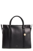 Skagen Katryn Recessed Leather Satchel -