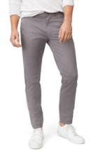 Men's Club Monaco Connor Trim Fit Stretch Cotton Chino Pants X 32 - Grey