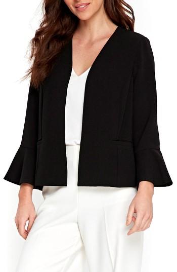 Women's Wallis Bell Sleeve Jacket Us / 10 Uk - Black