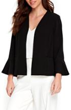 Women's Wallis Bell Sleeve Jacket Us / 10 Uk - Black