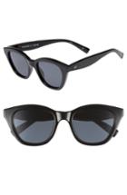 Women's Le Specs Wannabae 49mm Angular Sunglasses -