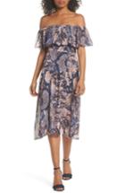 Women's Cooper St Boa Off The Shoulder Dress - Pink
