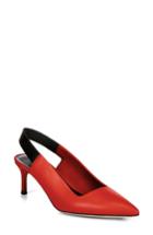 Women's Via Spiga Blake Slingback Pump M - Red