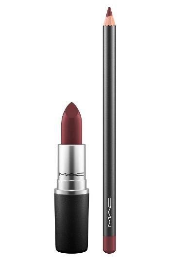 Mac Sin & Burgundy Lipstick & Lip Pencil Duo - No Color