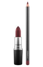 Mac Sin & Burgundy Lipstick & Lip Pencil Duo - No Color