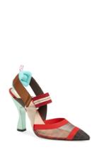 Women's Fendi Colibri Slingback Pump .5us / 37eu - Red