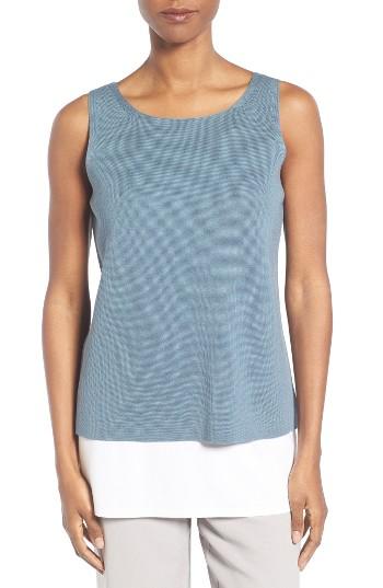 Women's Eileen Fisher Silk & Organic Cotton Shell