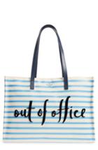 Kate Spade New York California Dreaming - Out Of Office Canvas Tote - Purple