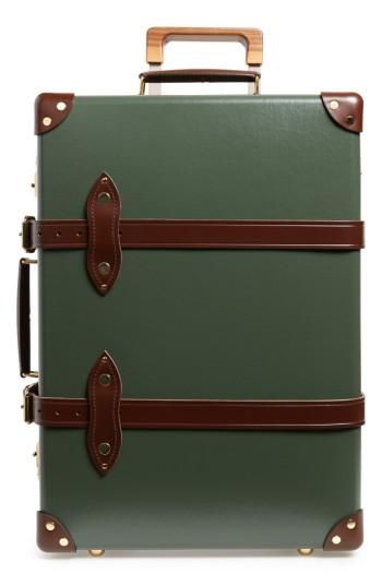 Globe-trotter Centenary 20-inch Hardshell Travel Trolley Case - Green