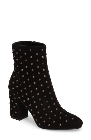 Women's Lucky Brand Wesson Ii Studded Bootie M - Black