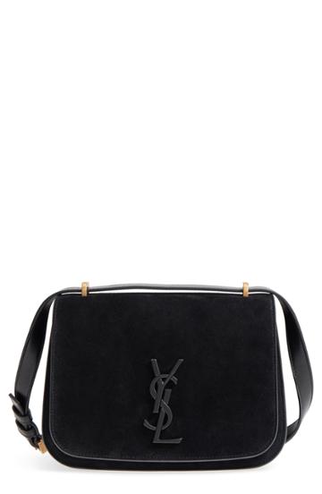 Saint Laurent Small Spontini Suede Crossbody Bag -