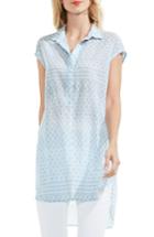 Women's Two By Vince Camuto Delicate Dabs Print High/low Tunic