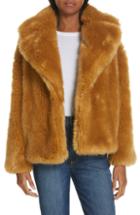 Women's Msgm Faux Fur Short Coat