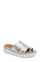 Women's Gentle Souls Lavern Slide Sandal .5 M - Metallic