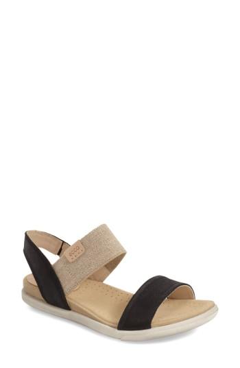 Women's Ecco 'damara' Sandal -10.5us / 41eu - Black