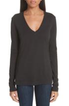 Women's Adam Lippes Pima Cotton Tee - Black