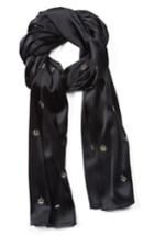 Women's St. John Evening Embellished Liquid Satin Wrap