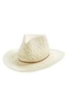 Women's Hinge Layla Straw Panama Hat - White
