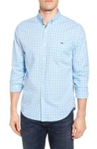 Men's Vineyard Vines Seawatch Slim Fit Plaid Sport Shirt - Blue