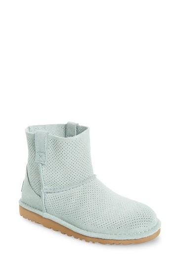 Women's Ugg Classic Unlined Mini Perf Boot M - Green