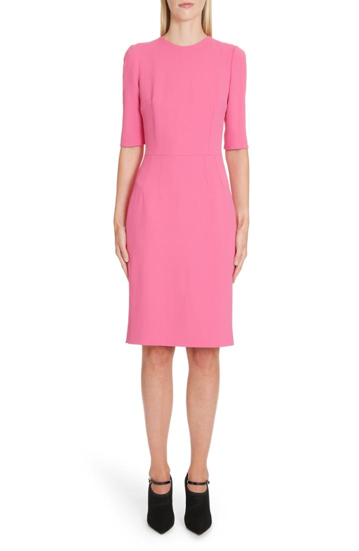 Women's Dolce & Gabbana Cady Sheath Dress