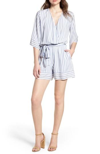 Women's Bishop + Young Pampelonne Stripe Romper - Blue