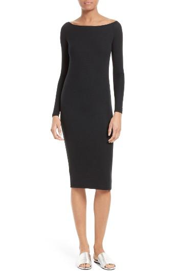Women's Atm Anthony Thomas Melillo Off The Shoulder Rib Dress