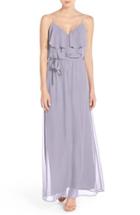 Women's Nouvelle Amsale Ruffled V-neck Blouson Gown