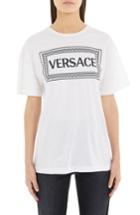 Women's Versace '90s Logo Tee Us / 38 It - White