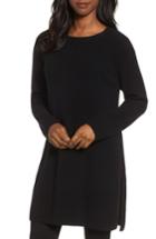 Women's Eileen Fisher Cashmere Tunic Sweater - Black