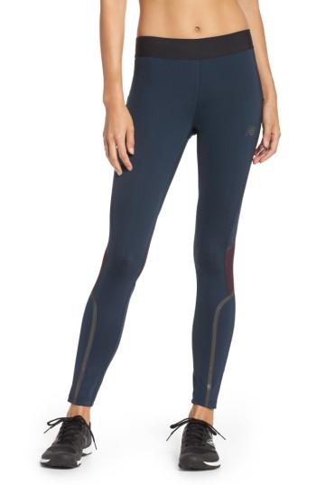 Women's New Balance Precision Running Tights - Blue