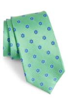 Men's Calibrate Cloisters Neat Silk Tie, Size X-long - Green