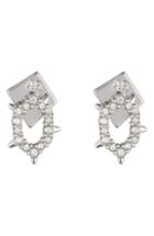 Women's Alexia Bittar Essentials Crystal Encrusted Spike Earrings