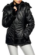 Women's Topshop Sno Baby Ski Jacket Us (fits Like 0-2) - Black