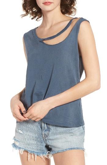 Women's Lna Eastern Desert Slashed Neck Tank