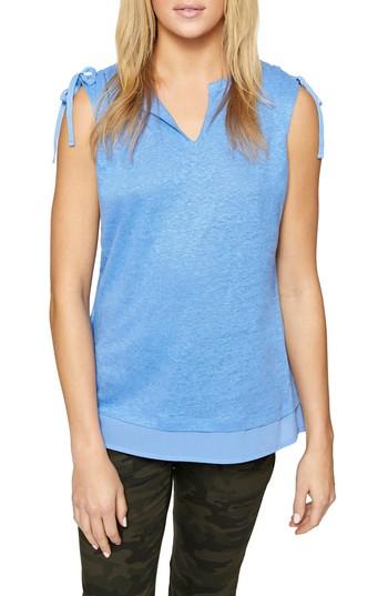 Women's Sanctuary Nora Tiered Hem Top - Blue