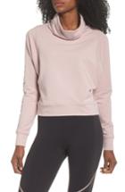 Women's New Balance Funnel Neck Sweatshirt - Pink