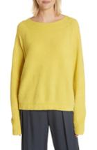 Women's Vince Merino Wool Blend Knit Sweater - Yellow